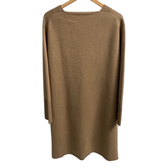 Vince Wool & Cashmere Sweater Dress Sand Shell Size XL NEW - Picture 13 of 14